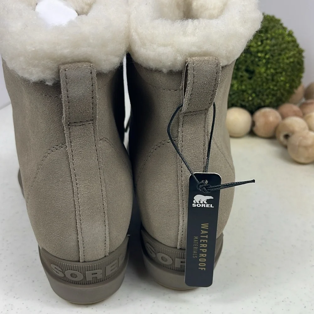 SOREL Women's Evie II Cozy Bootie Sz 11 Color Omega Taupe